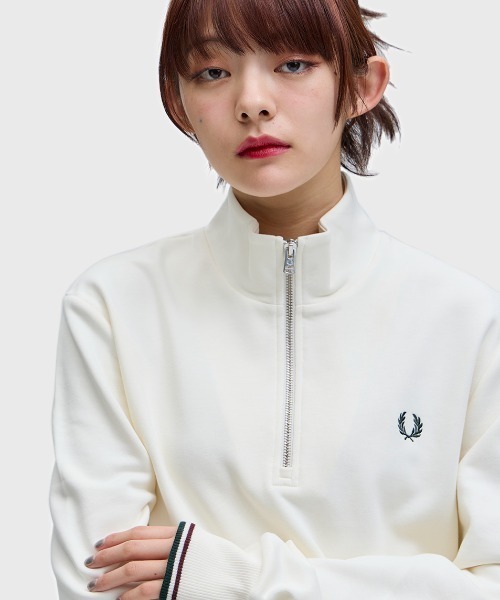 Half Zip Sweatshirt／フレッドペリーハーフジップスウェットシャツ