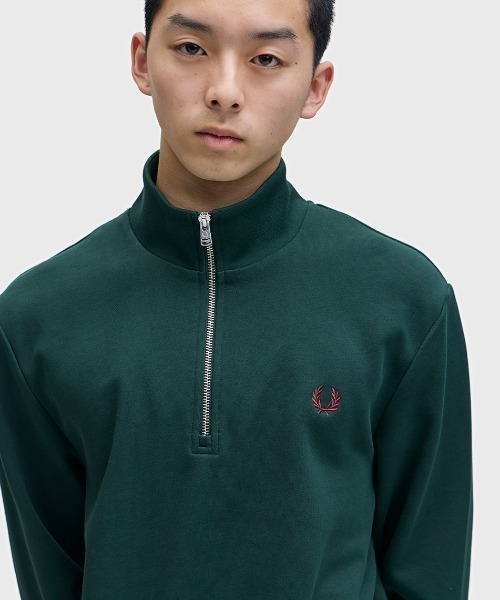 Half Zip Sweatshirt／フレッドペリーハーフジップスウェットシャツ