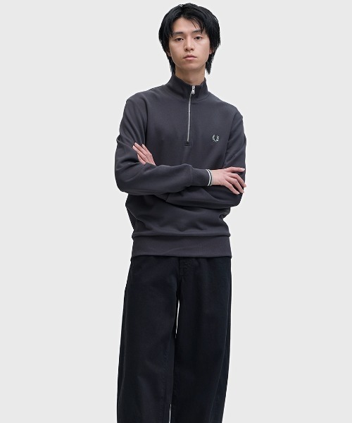 Half Zip Sweatshirt／フレッドペリーハーフジップスウェットシャツ