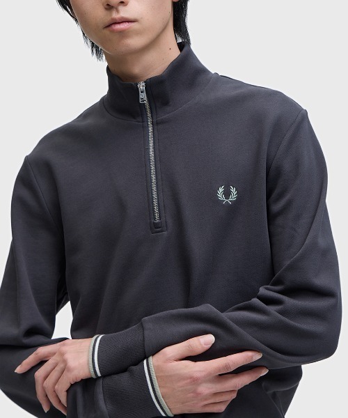 Half Zip Sweatshirt／フレッドペリーハーフジップスウェットシャツ