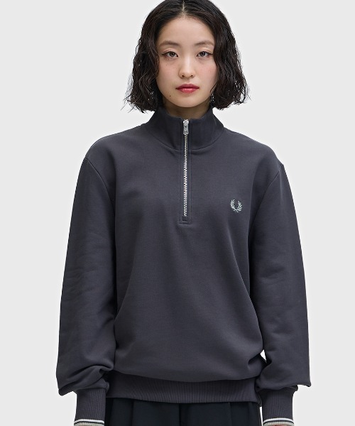 Half Zip Sweatshirt／フレッドペリーハーフジップスウェットシャツ