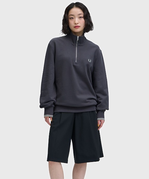 Half Zip Sweatshirt／フレッドペリーハーフジップスウェットシャツ