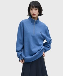 スウェット ハーフジップ」に該当するブルー・ネイビー/青色系のメンズ