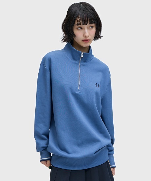 Half Zip Sweatshirt／フレッドペリーハーフジップスウェットシャツ