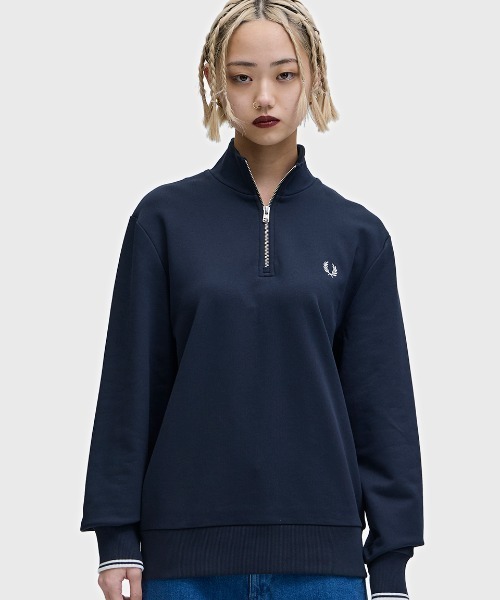 Half Zip Sweatshirt／フレッドペリーハーフジップスウェットシャツ