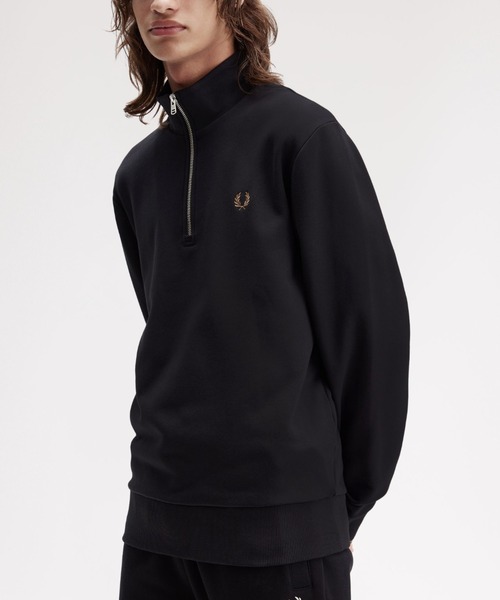 Half Zip Sweatshirt／フレッドペリーハーフジップスウェット