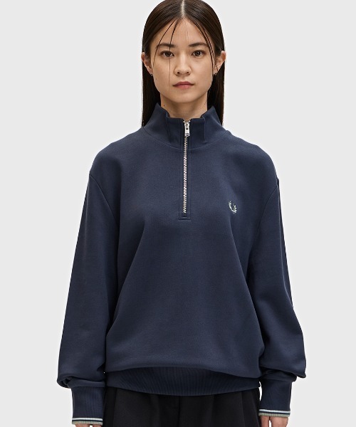 Half Zip Sweatshirt／フレッドペリーハーフジップスウェット