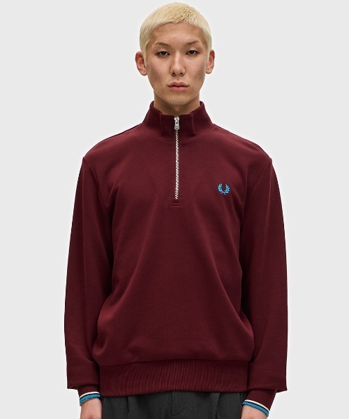 Half Zip Sweatshirt／フレッドペリーハーフジップスウェット