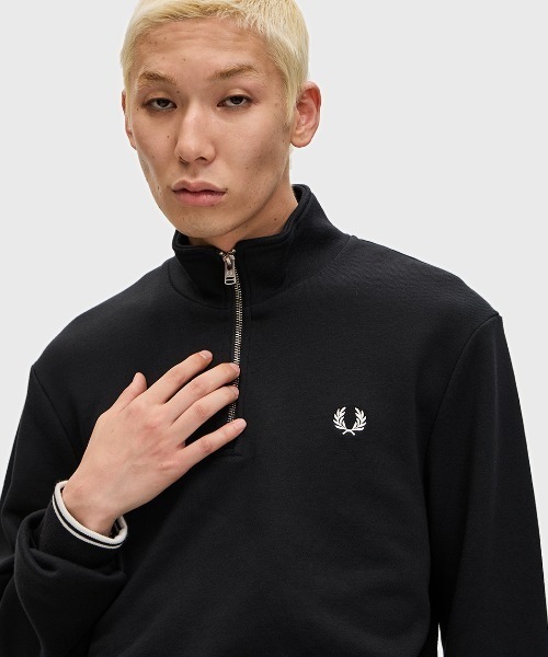 Half Zip Sweatshirt／フレッドペリーハーフジップスウェット