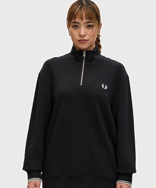 Half Zip Sweatshirt／フレッドペリーハーフジップスウェット