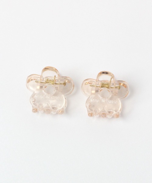 Me%（ミィパーセント）の「ﾌﾗﾜｰﾁﾋﾞｸﾘｯﾌﾟ（バレッタ/ヘアクリップ・レディース・ホワイト/ブラック系その他/ホワイト系その他/その他・FREE）」の2枚目の写真