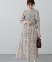 natural couture | 【ZOZO先行】前後2WAYで着用可能！大人ニュアンスな総プリーツおしゃれワンピース(ワンピース)