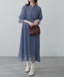 natural couture | 前後2WAYで着用可能！大人ニュアンスな総プリーツおしゃれワンピース(ワンピース)