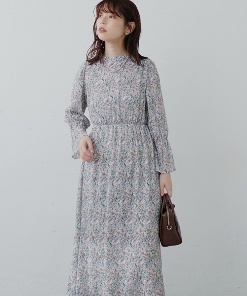 前後2WAYで着用可能!大人ニュアンスな総プリーツおしゃれワンピース