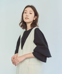 キャンディースリーブボリュームブラウス