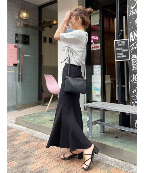 Ungrid フィットマーメイドスカート Ungrid フィットマーメイドスカート（アイボリー） -靴＆ファッション