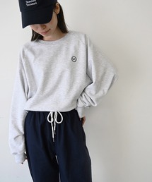 CANAL JEAN | El mar(エルマール) "S/C"刺繍 裏毛トレーナー(スウェット)