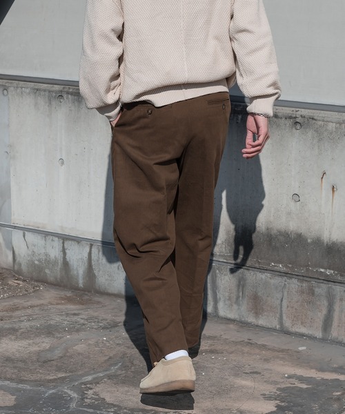 kutir（クティール）の「センタープレスチノパンツ（チノパンツ・メンズ・ブラウン/カーキ/イエロー・SMALL/MEDIUM/LARGE）」の9枚目の写真