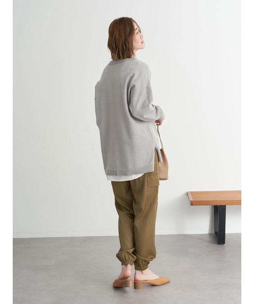 earth music&ecology（アースミュージックアンドエコロジー）の「カーゴパンツ*（カーゴパンツ・レディース・ライトベージュ/カーキ・FREE）」の10枚目の写真