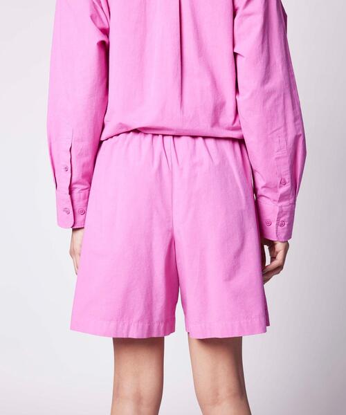 BEAUTY&YOUTH UNITED ARROWS（ビューティーアンドユースユナイテッドアローズ）の「BY コットン×カポックブレンド イージーショーツ -ウォッシャブル-（その他パンツ・レディース・ダークグレー/ライトブルー/ピンク・FREE）」の7枚目の写真