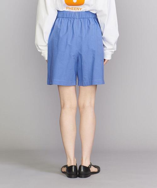BEAUTY&YOUTH UNITED ARROWS（ビューティーアンドユースユナイテッドアローズ）の「BY コットン×カポックブレンド イージーショーツ -ウォッシャブル-（その他パンツ・レディース・ダークグレー/ライトブルー/ピンク・FREE）」の10枚目の写真