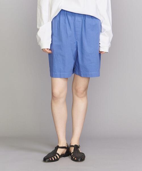 BEAUTY&YOUTH UNITED ARROWS（ビューティーアンドユースユナイテッドアローズ）の「BY コットン×カポックブレンド イージーショーツ -ウォッシャブル-（その他パンツ・レディース・ダークグレー/ライトブルー/ピンク・FREE）」の11枚目の写真