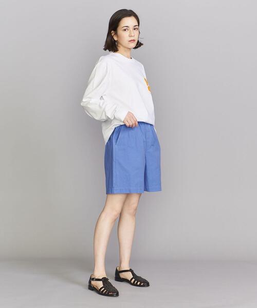 BEAUTY&YOUTH UNITED ARROWS（ビューティーアンドユースユナイテッドアローズ）の「BY コットン×カポックブレンド イージーショーツ -ウォッシャブル-（その他パンツ・レディース・ダークグレー/ライトブルー/ピンク・FREE）」の12枚目の写真