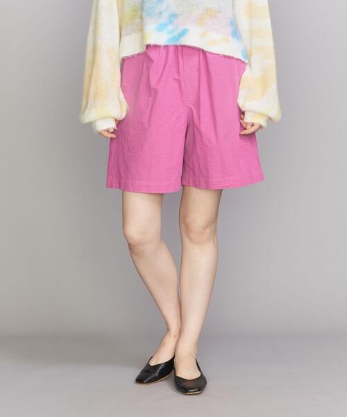 BEAUTY&YOUTH UNITED ARROWS（ビューティーアンドユースユナイテッドアローズ）の「BY コットン×カポックブレンド イージーショーツ -ウォッシャブル-（その他パンツ・レディース・ダークグレー/ライトブルー/ピンク・FREE）」の15枚目の写真
