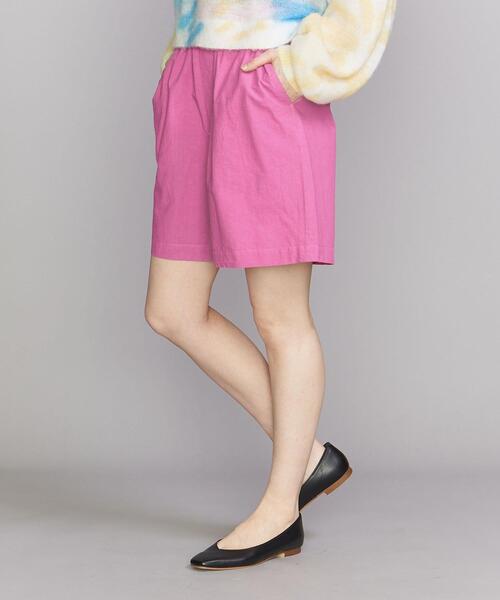 BEAUTY&YOUTH UNITED ARROWS（ビューティーアンドユースユナイテッドアローズ）の「BY コットン×カポックブレンド イージーショーツ -ウォッシャブル-（その他パンツ・レディース・ダークグレー/ライトブルー/ピンク・FREE）」の16枚目の写真