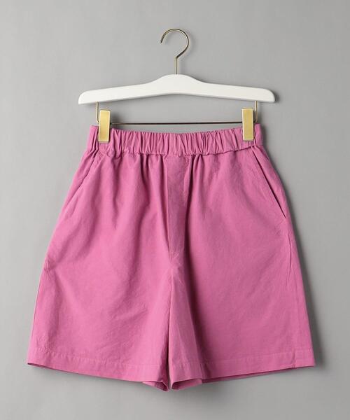 BEAUTY&YOUTH UNITED ARROWS（ビューティーアンドユースユナイテッドアローズ）の「BY コットン×カポックブレンド イージーショーツ -ウォッシャブル-（その他パンツ・レディース・ダークグレー/ライトブルー/ピンク・FREE）」の18枚目の写真