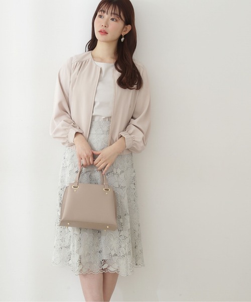 PROPORTION BODY DRESSING（プロポーションボディドレッシング）の「ケミカルレースフレアスカート / 1212120305（スカート・レディース・グレー/ライトグリーン/ピンク・X-SMALL/MEDIUM/SMALL）」の3枚目の写真