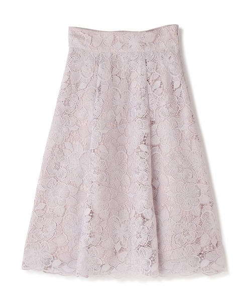 PROPORTION BODY DRESSING（プロポーションボディドレッシング）の「ケミカルレースフレアスカート / 1212120305（スカート・レディース・グレー/ライトグリーン/ピンク・X-SMALL/MEDIUM/SMALL）」の14枚目の写真