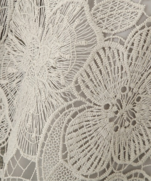 PROPORTION BODY DRESSING（プロポーションボディドレッシング）の「ケミカルレースフレアスカート / 1212120305（スカート・レディース・グレー/ライトグリーン/ピンク・X-SMALL/MEDIUM/SMALL）」の17枚目の写真