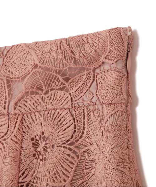 PROPORTION BODY DRESSING（プロポーションボディドレッシング）の「ケミカルレースフレアスカート / 1212120305（スカート・レディース・グレー/ライトグリーン/ピンク・X-SMALL/MEDIUM/SMALL）」の22枚目の写真