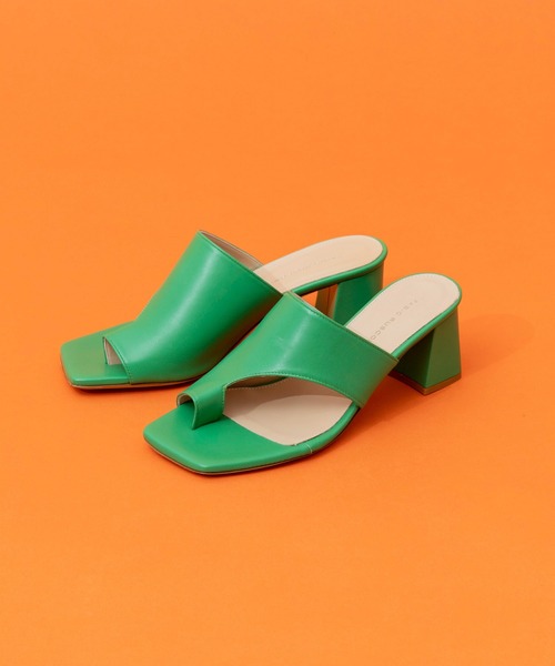 FABIO RUSCONI(ファビオルスコーニ)の「【FABIO RUSCONI/ファビオ ルスコーニ】ヒールトングサンダル【MAISON SPECIAL/メゾンスペシャル】(サンダル・レディース・ホワイト/マルチ/グリーン/ブラック・37.5/36.5)」の4枚目の写真