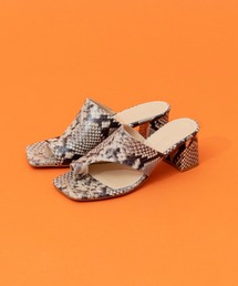 【FABIO RUSCONI/ファビオ ルスコーニ】ヒールトングサンダル【MAISON SPECIAL/メゾンスペシャル】