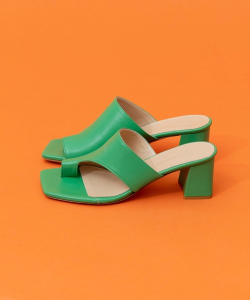 FABIO RUSCONI(ファビオルスコーニ)の「【FABIO RUSCONI/ファビオ ルスコーニ】ヒールトングサンダル【MAISON SPECIAL/メゾンスペシャル】(サンダル・レディース・ホワイト/マルチ/グリーン/ブラック・37.5/36.5)」の13枚目の写真