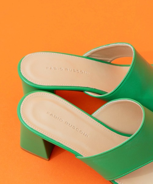 FABIO RUSCONI(ファビオルスコーニ)の「【FABIO RUSCONI/ファビオ ルスコーニ】ヒールトングサンダル【MAISON SPECIAL/メゾンスペシャル】(サンダル・レディース・ホワイト/マルチ/グリーン/ブラック・37.5/36.5)」の15枚目の写真