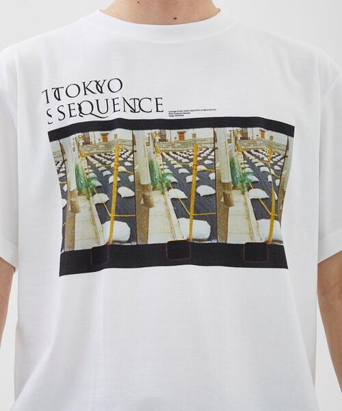 STUDIOUS(ステュディオス)の「PHOTO TEE 2(Tシャツ/カットソー・メンズ・ホワイト/ブラック・L/XL/M)」の10枚目の写真