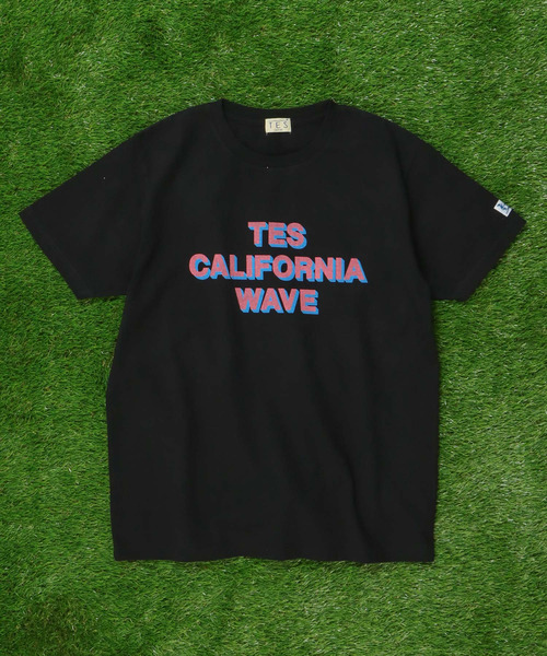 The Endless Summer（エンドレスサマー）の「TES CALOFORNIA LOGO T-SHIRT / Tシャツ（Tシャツ/カットソー・メンズ・ブラック/イエロー/サーモンピンク/ホワイト/サックスブルー・LARGE/MEDIUM/X-LARGE/SMALL）」の7枚目の写真