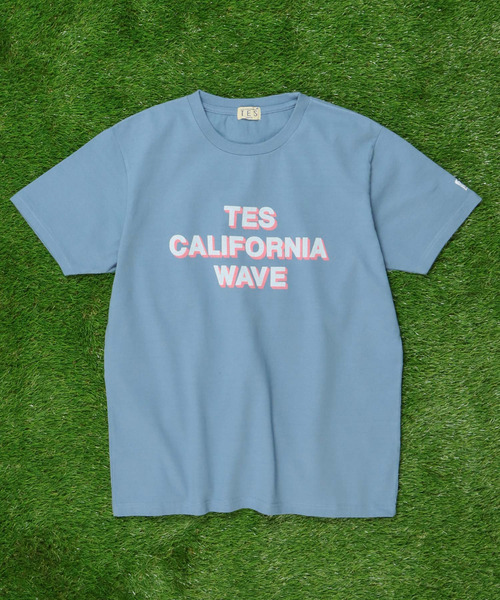 The Endless Summer（エンドレスサマー）の「TES CALOFORNIA LOGO T-SHIRT / Tシャツ（Tシャツ/カットソー・メンズ・ブラック/イエロー/サーモンピンク/ホワイト/サックスブルー・LARGE/MEDIUM/X-LARGE/SMALL）」の8枚目の写真