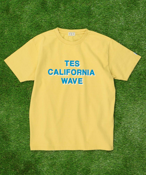 The Endless Summer（エンドレスサマー）の「TES CALOFORNIA LOGO T-SHIRT / Tシャツ（Tシャツ/カットソー・メンズ・ブラック/イエロー/サーモンピンク/ホワイト/サックスブルー・LARGE/MEDIUM/X-LARGE/SMALL）」の9枚目の写真