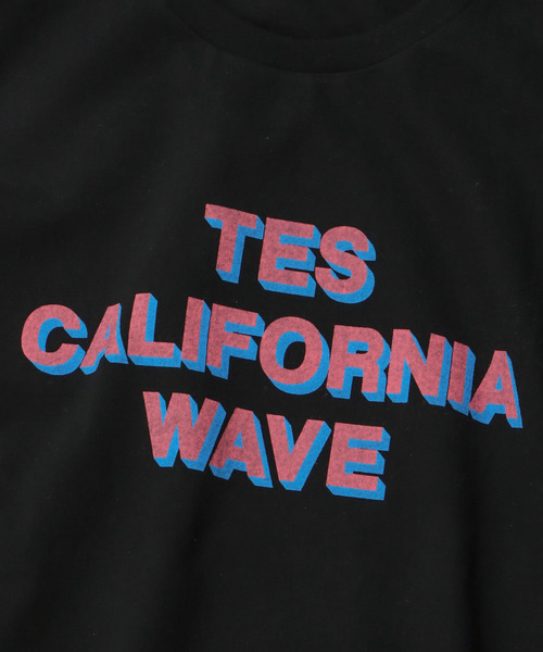 The Endless Summer（エンドレスサマー）の「TES CALOFORNIA LOGO T-SHIRT / Tシャツ（Tシャツ/カットソー・メンズ・ブラック/イエロー/サーモンピンク/ホワイト/サックスブルー・LARGE/MEDIUM/X-LARGE/SMALL）」の13枚目の写真