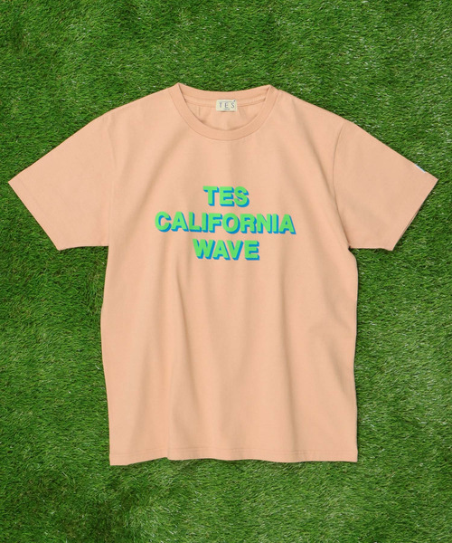 The Endless Summer（エンドレスサマー）の「TES CALOFORNIA LOGO T-SHIRT / Tシャツ（Tシャツ/カットソー・メンズ・ブラック/イエロー/サーモンピンク/ホワイト/サックスブルー・LARGE/MEDIUM/X-LARGE/SMALL）」の10枚目の写真