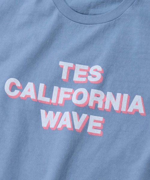 The Endless Summer（エンドレスサマー）の「TES CALOFORNIA LOGO T-SHIRT / Tシャツ（Tシャツ/カットソー・メンズ・ブラック/イエロー/サーモンピンク/ホワイト/サックスブルー・LARGE/MEDIUM/X-LARGE/SMALL）」の14枚目の写真