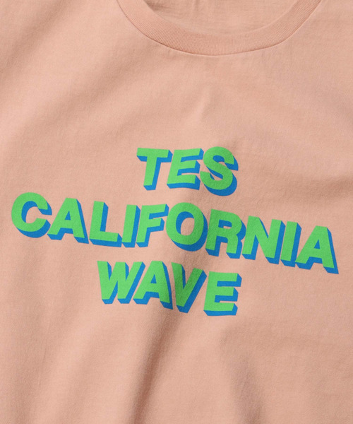 The Endless Summer（エンドレスサマー）の「TES CALOFORNIA LOGO T-SHIRT / Tシャツ（Tシャツ/カットソー・メンズ・ブラック/イエロー/サーモンピンク/ホワイト/サックスブルー・LARGE/MEDIUM/X-LARGE/SMALL）」の16枚目の写真
