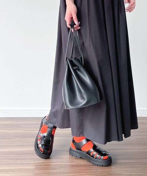 AMOUR BOX（アムールボックス）の「厚底グルカサンダル（サンダル・レディース・ホワイト/ブラック・40/36/37/38/39）」の14枚目の写真