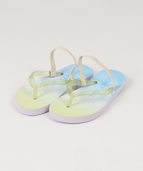 BENETTON (UNITED COLORS OF BENETTON)(ベネトンユナイテッドカラーズオブベネトン)の「【BENETTON:ベネトン】キッズビーチサンダル(サンダル・キッズ・サックスブルー/ピンク/オレンジ・24/22/20/18)」の2枚目の写真