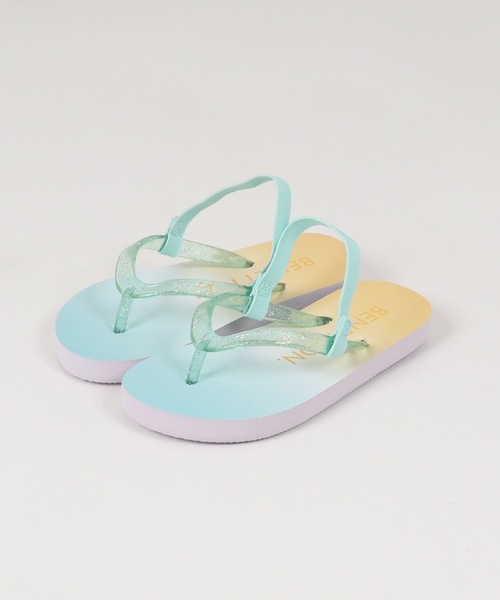 BENETTON (UNITED COLORS OF BENETTON)(ベネトンユナイテッドカラーズオブベネトン)の「【BENETTON:ベネトン】キッズビーチサンダル(サンダル・キッズ・サックスブルー/ピンク/オレンジ・24/22/20/18)」の1枚目の写真