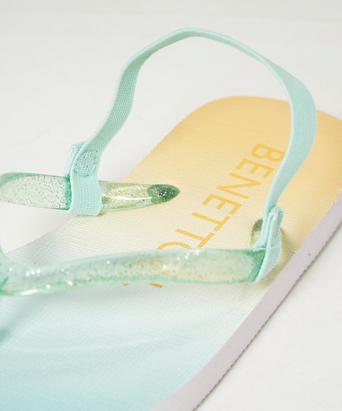 BENETTON (UNITED COLORS OF BENETTON)(ベネトンユナイテッドカラーズオブベネトン)の「【BENETTON:ベネトン】キッズビーチサンダル(サンダル・キッズ・サックスブルー/ピンク/オレンジ・24/22/20/18)」の9枚目の写真